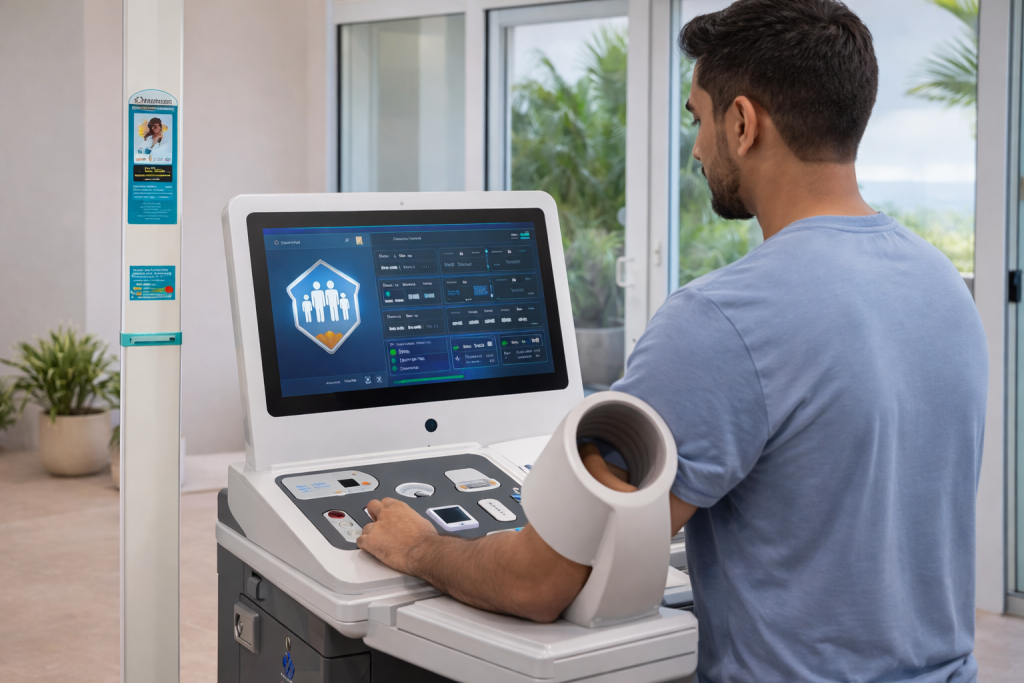 Health Kiosk Barbados at The Leela Vida