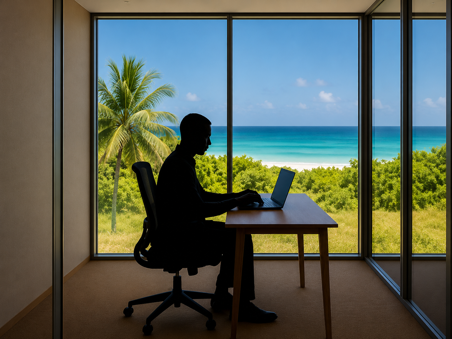 Office at the Leela Vida