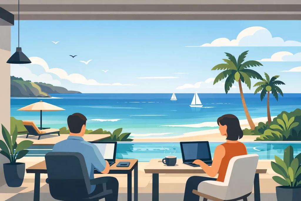 Oceanfront Coworking Barbados for Focused Work